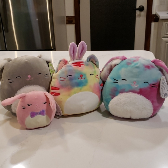 Squishmallows Other - 4 Squishmallows. 3 9", 1 5" NWT